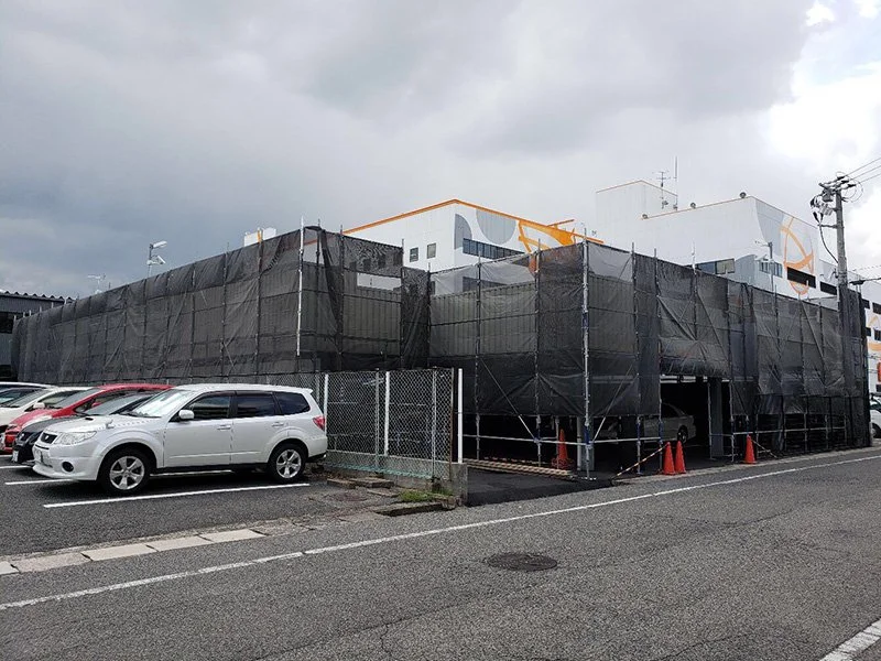 くさび式足場（塗装塗り替え）施工写真4