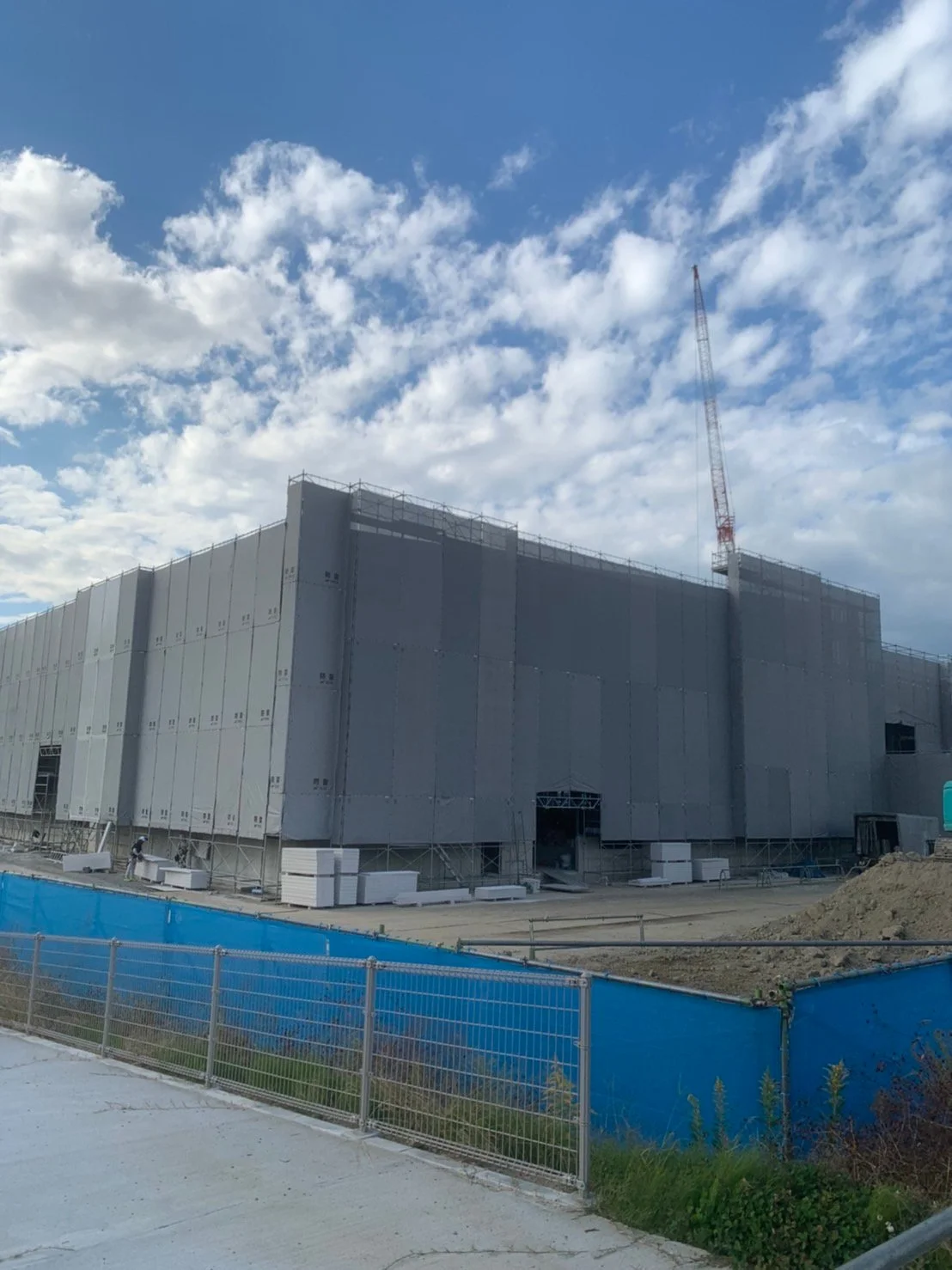 新設先行足場 施工写真3