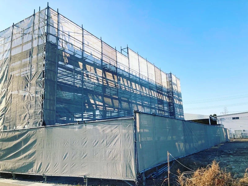 新設先行足場 施工写真5