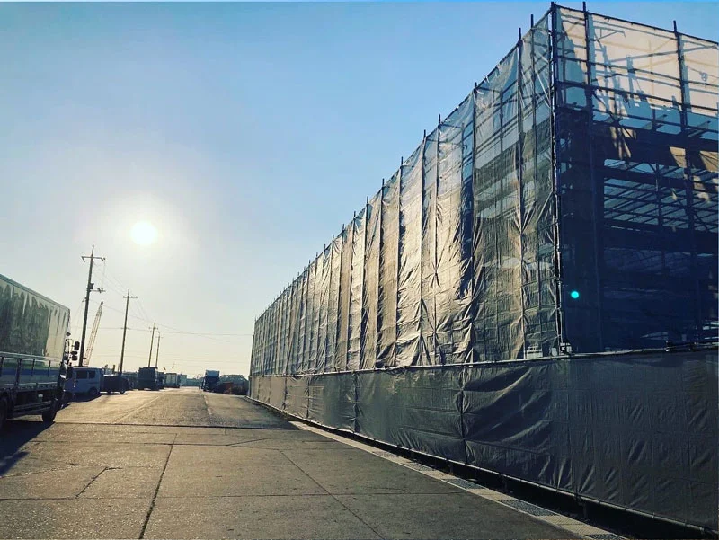 新設先行足場 施工写真6